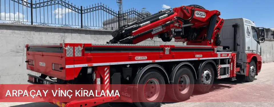 Arpaçay İlçemi Vinç Kiralama